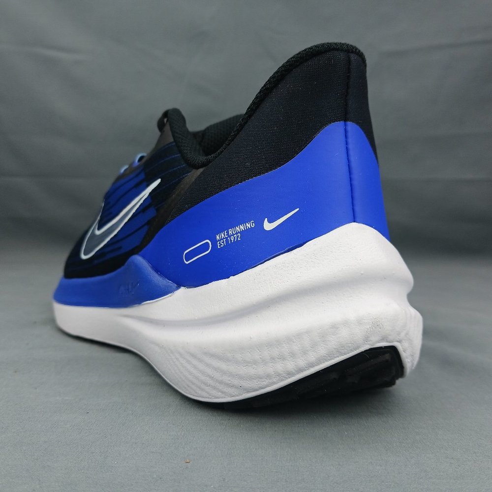 Nike Air Winflo 9 Low Men's Running Shoes Black Blue White DD6203 004 Sizes 8-12 - Picture 6 of 10